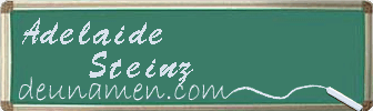 Adelaide Steinz Visitenkarte